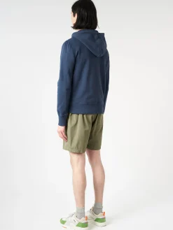 Best - Hooded Zip Up in Denim Blue Sweatshirts