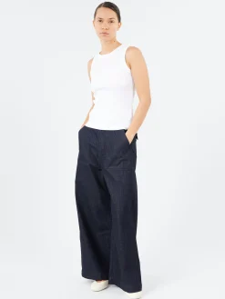 Outlet - Iconic Ribbed Tank in White Women Tops & Blouses