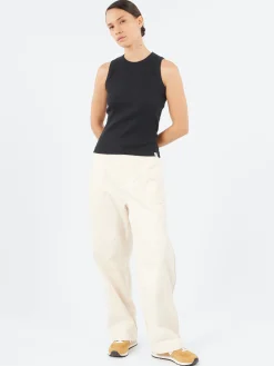 Discount - Iconic Ribbed Tank in Charcoal Women Tops & Blouses