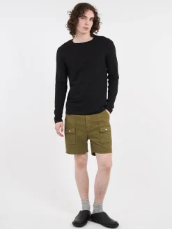 Hot - Loopwheeled Longsleeve in Black T-Shirts