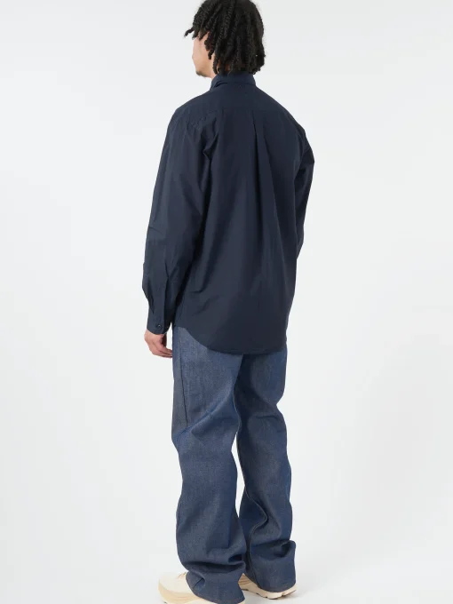 Best - SHIRT01 Unisex Shirt in Dark Navy Women Tops & Blouses | Button-Ups