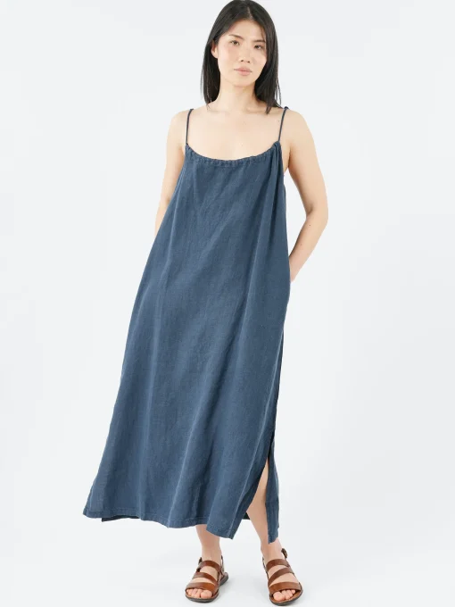 Sale - Strap Dress in Denim Blue Women Dresses