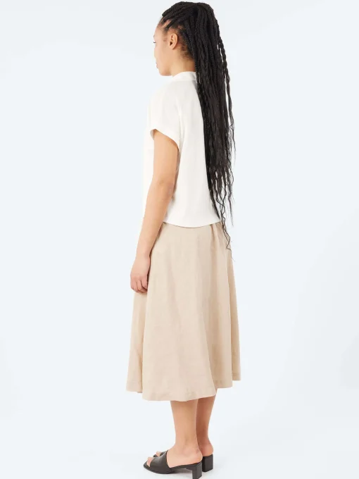 Best - WLINEN03 Polo Shirt in White Women Tops & Blouses
