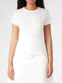 Outlet - Women's Relaxed T-Shirt in White Women Tops & Blouses | T-Shirts