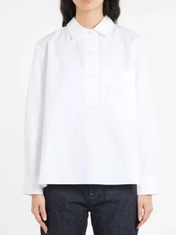 New MHL Big Pocket Swing Shirt Women Tops & Blouses