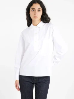 New MHL Big Pocket Swing Shirt Women Tops & Blouses
