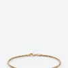 Outlet - 1.8mm Rope Chain Bracelet in Polished Gold Women Jewelry | Jewelry