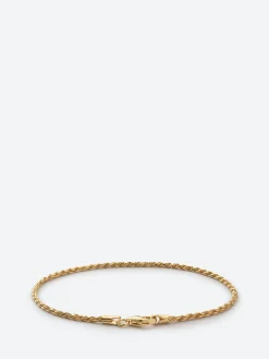 Outlet - 1.8mm Rope Chain Bracelet in Polished Gold Women Jewelry | Jewelry