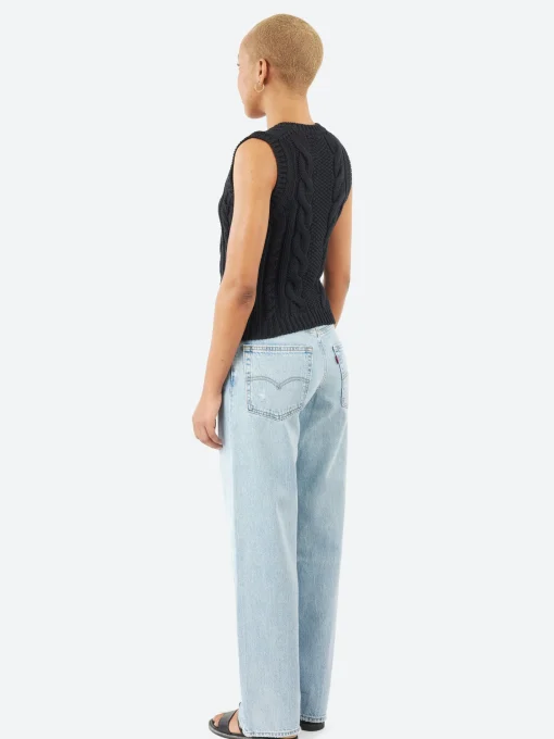 Outlet - 2557 Cable Knit Vest in Women Tops & Blouses | Knitwear