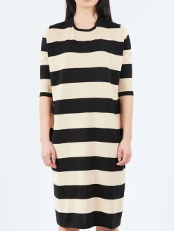 Discount - 2522 Dress in Black and Oat Women Dresses