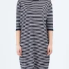 Best - 2529 Dress in Navy and White Women Dresses