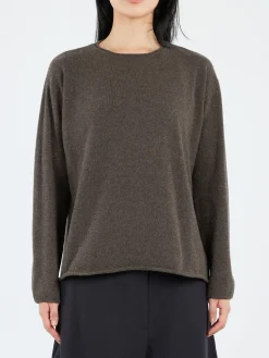 Clearance - Cashmere Blend Crewneck in Women Tops & Blouses | Knitwear