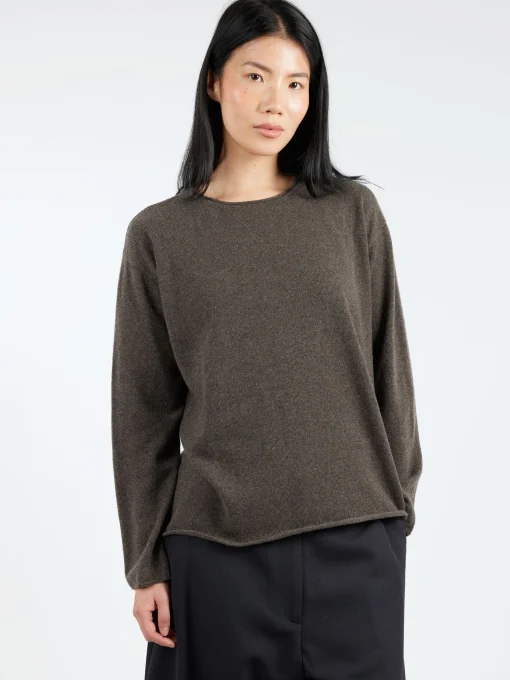 Clearance - Cashmere Blend Crewneck in Women Tops & Blouses | Knitwear