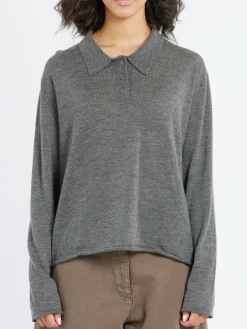 Sale - Cashmere Polo in Women Tops & Blouses | Knitwear