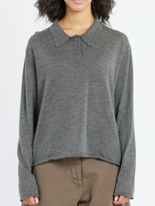 Sale - Cashmere Polo in Women Tops & Blouses | Knitwear