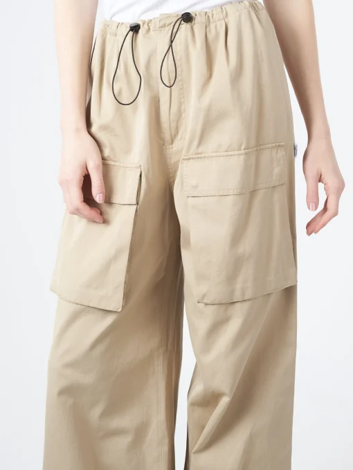 Clearance MM6 - Cargo Pants in Beige Women Pants
