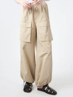 Clearance MM6 - Cargo Pants in Beige Women Pants