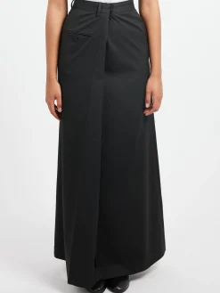 Fashion MM6 - Long Skirt in Black Women Skirts
