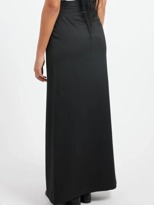 Fashion MM6 - Long Skirt in Black Women Skirts