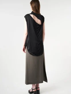 Sale - Lining Look Shirt in Black Women Tops & Blouses
