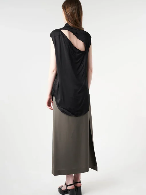 Sale - Lining Look Shirt in Black Women Tops & Blouses