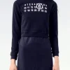 Online - Logo Cropped Sweatshirt in Black Women Tops & Blouses | Sweatshirts