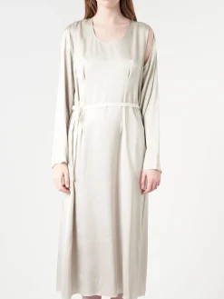 Fashion - Maxi Dress in Greige Women Dresses