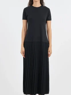 Clearance - Midi Dress in Black Women Dresses