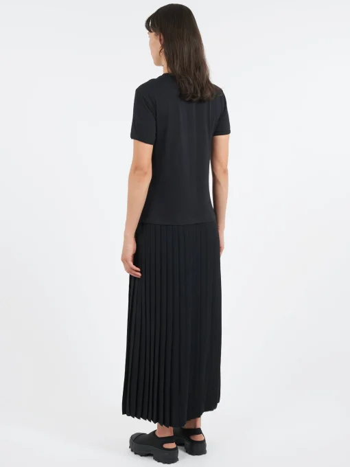 Clearance - Midi Dress in Black Women Dresses