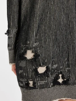 New - Reversible Mini Dress in Black and Beige Women Dresses
