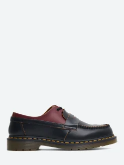 Online x Dr. Martens - Men's 1461 Penton Mash Up in Black and Cherry Shoes | Loafers