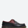 New x Dr. Martens - 1461 Penton Mash Up in Black and Cherry Women Shoes | Loafers