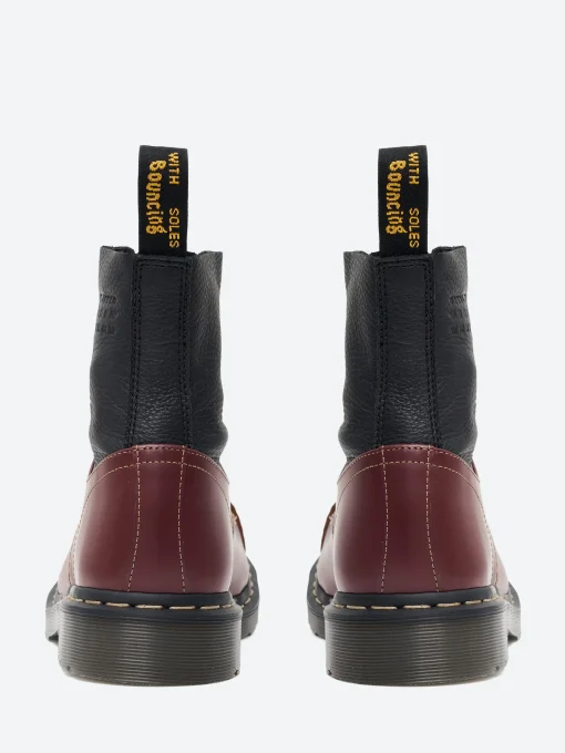 Online x Dr. Martens - 1460 Twisted and Reimagined in Black and Cherry Women Boots