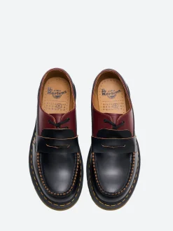New x Dr. Martens - 1461 Penton Mash Up in Black and Cherry Women Shoes | Loafers
