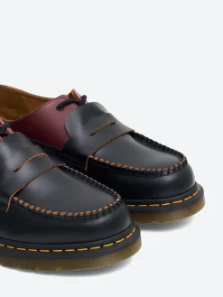 New x Dr. Martens - 1461 Penton Mash Up in Black and Cherry Women Shoes | Loafers