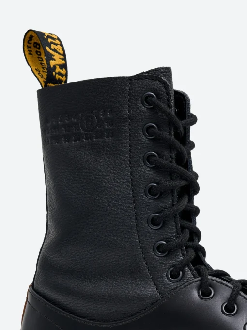 Online x Dr. Martens - 10 Eye Twisted and Reimagined in Black Women Boots