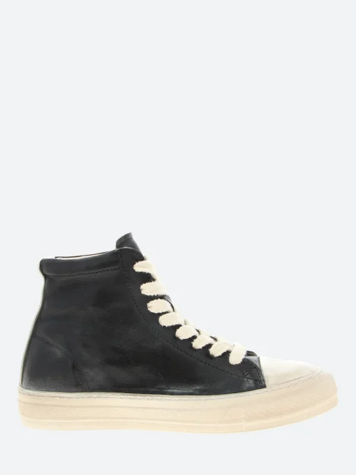 New - 32502B High Top Sneakers in Nero Vintage Women Sneakers