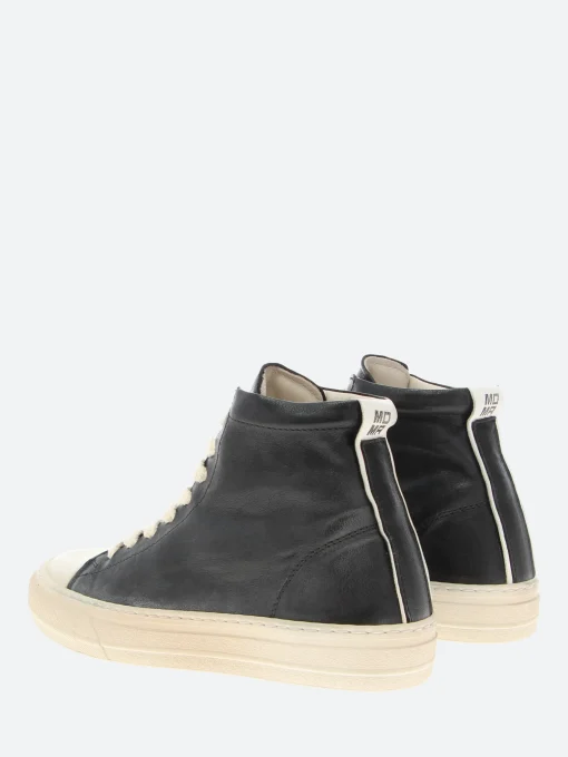New - 32502B High Top Sneakers in Nero Vintage Women Sneakers