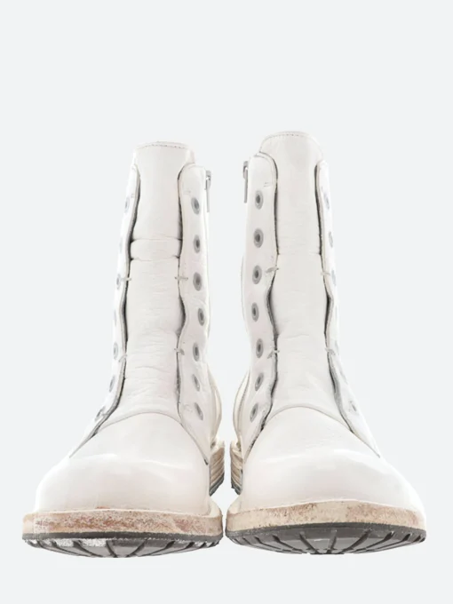 New - 1CW005 Ankle Boots in Bianco Cusna Women Overalls & Jumpsuits | Boots