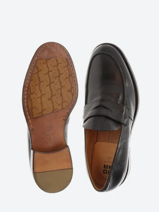 Fashion - 2ES022 in Nero Toscano Shoes | Loafers