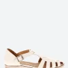 Sale - 1GS326 Fisherman Sandal in Bianco Cusna Women Overalls & Jumpsuits | Sandals