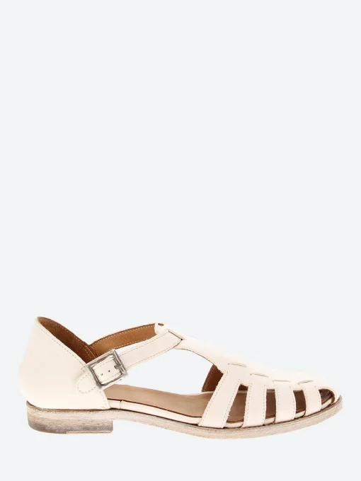 Sale - 1GS326 Fisherman Sandal in Bianco Cusna Women Overalls & Jumpsuits | Sandals