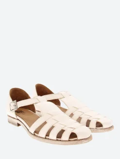 Sale - 1GS326 Fisherman Sandal in Bianco Cusna Women Overalls & Jumpsuits | Sandals