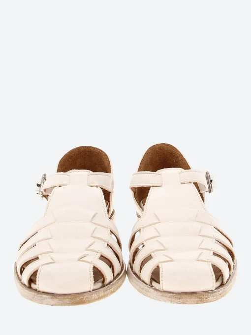 Sale - 1GS326 Fisherman Sandal in Bianco Cusna Women Overalls & Jumpsuits | Sandals