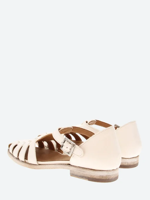 Sale - 1GS326 Fisherman Sandal in Bianco Cusna Women Overalls & Jumpsuits | Sandals