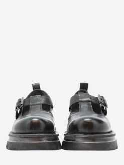 Sale - 76402L Buckle Strap Loafer in Nero Cusna Women Shoes | Overalls & Jumpsuits