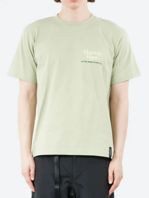 Clearance - Mountain Hymn T-Shirt in Light Green T-Shirts