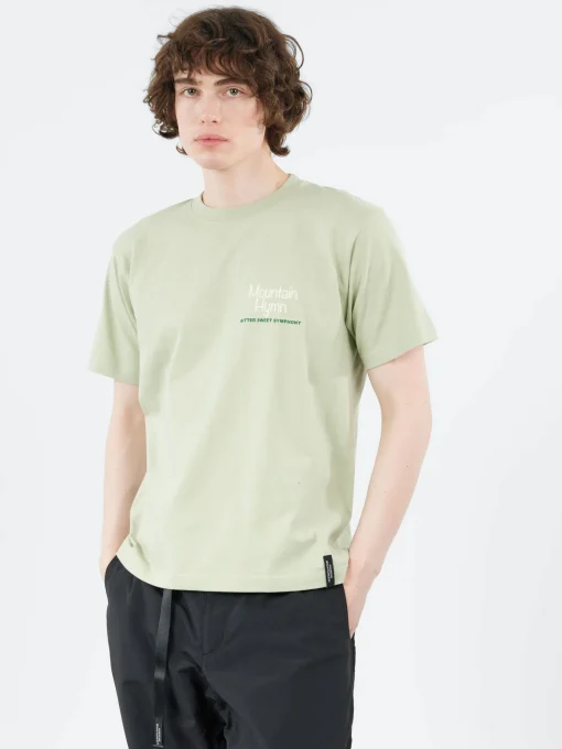 Clearance - Mountain Hymn T-Shirt in Light Green T-Shirts