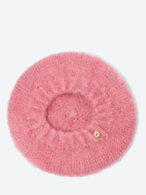 Sale - Hanki Beret in Pink Heather Women Hats | Belts