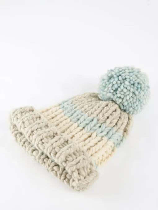 Fashion - Lumi Toque in Light Grey and Frozen Blue Women Hats | Hats